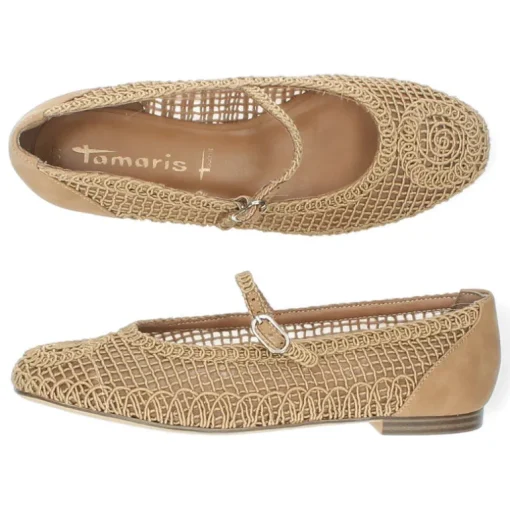 Beige ballerina's