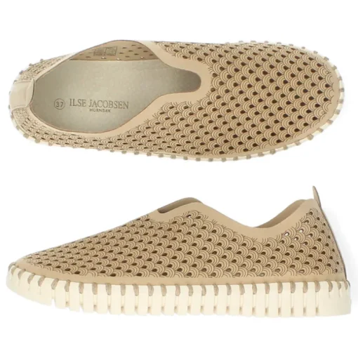 Beige instappers