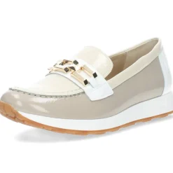 Beige loafers
