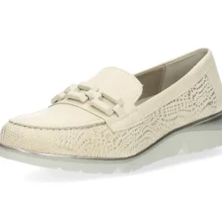 Beige loafers