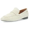 Beige loafers