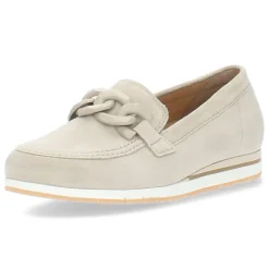 Beige loafers