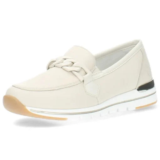 Beige loafers