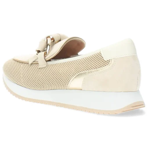 Beige loafers