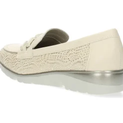 Beige loafers