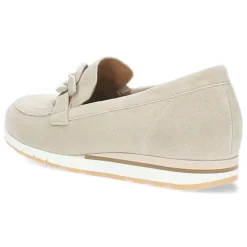 Beige loafers