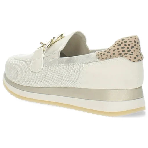 Beige loafers