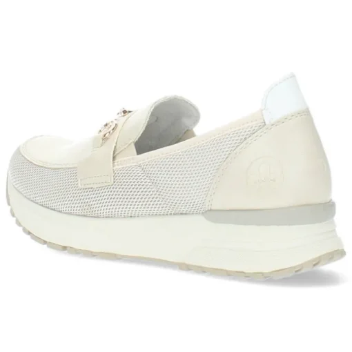 Beige loafers