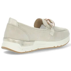 Beige loafers