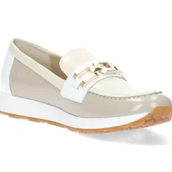 Beige loafers