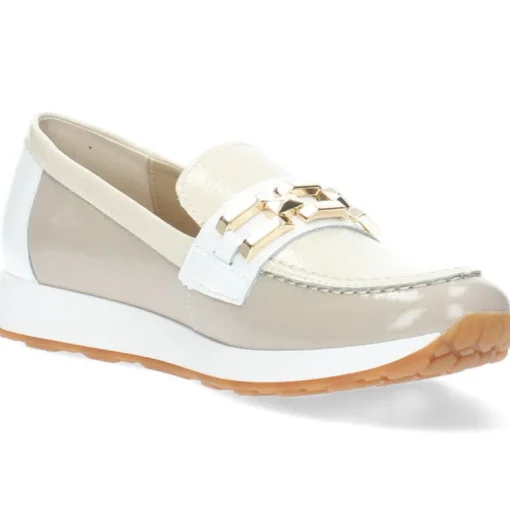 Beige loafers