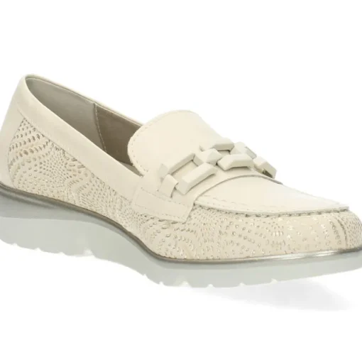 Beige loafers