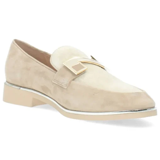 Beige loafers
