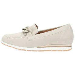 Beige loafers