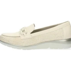 Beige loafers