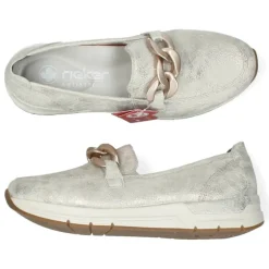 Beige loafers