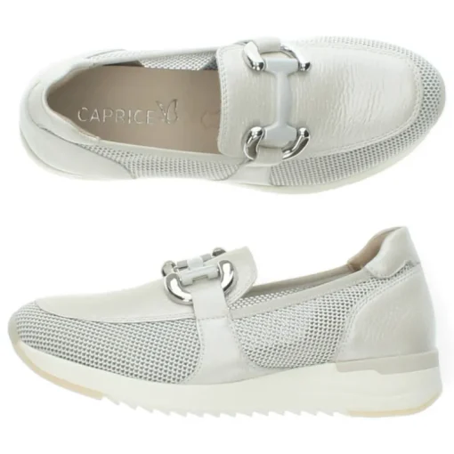 Beige loafers