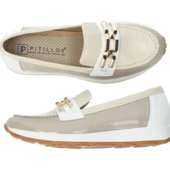Beige loafers