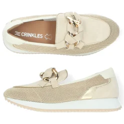 Beige loafers
