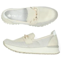 Beige loafers