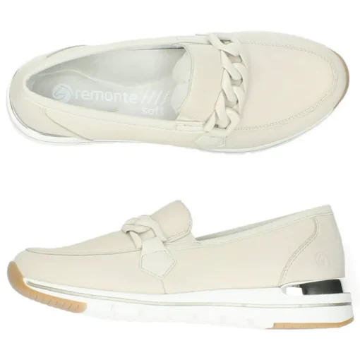Beige loafers