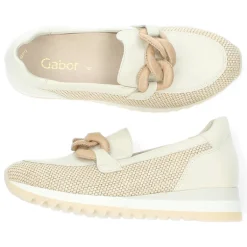 Beige loafers