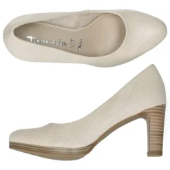Beige pumps