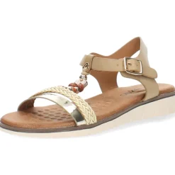 Beige sandalen