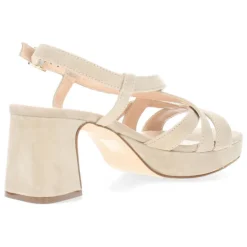 Beige sandalen