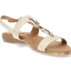 Beige sandalen