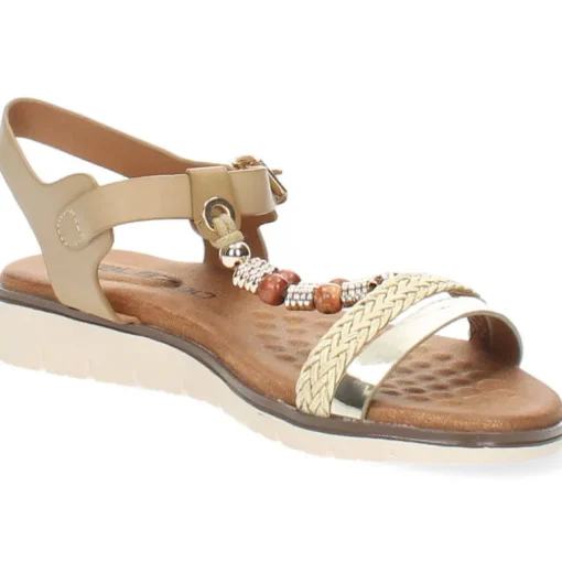 Beige sandalen