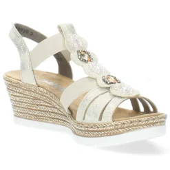 Beige sandalen
