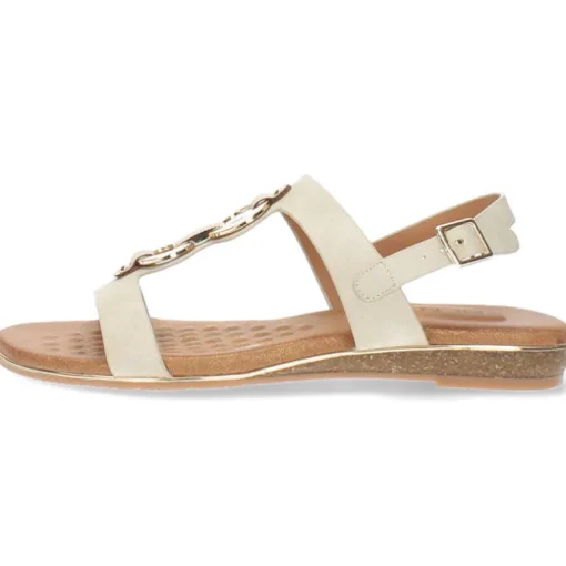 Beige sandalen