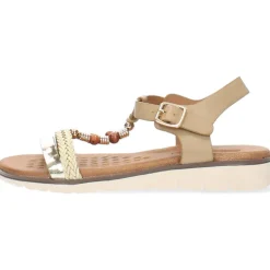 Beige sandalen