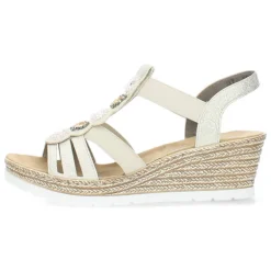 Beige sandalen