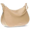 Beige schoudertas