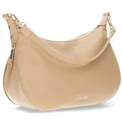 Beige schoudertas