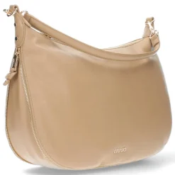 Beige schoudertas