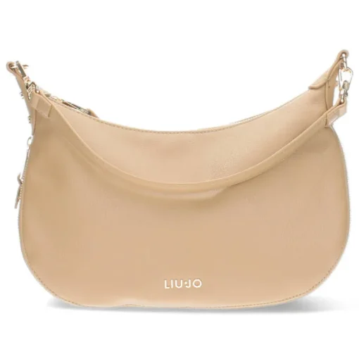 Beige schoudertas