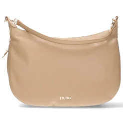 Beige schoudertas