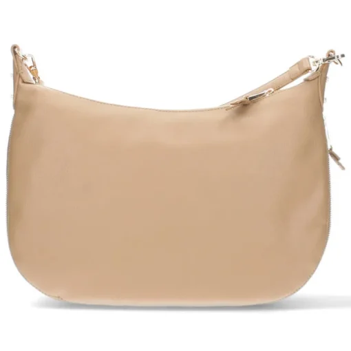 Beige schoudertas