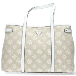 Beige shoppers