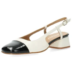 Beige slingbacks