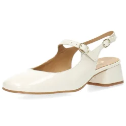 Beige slingbacks