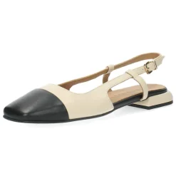 Beige slingbacks