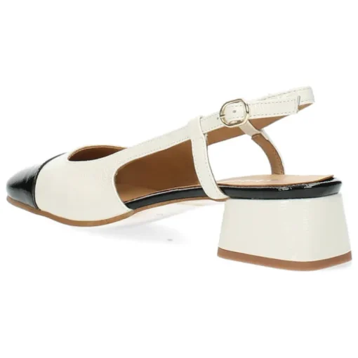 Beige slingbacks