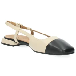 Beige slingbacks