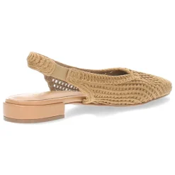 Beige slingbacks