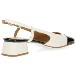 Beige slingbacks