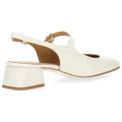 Beige slingbacks